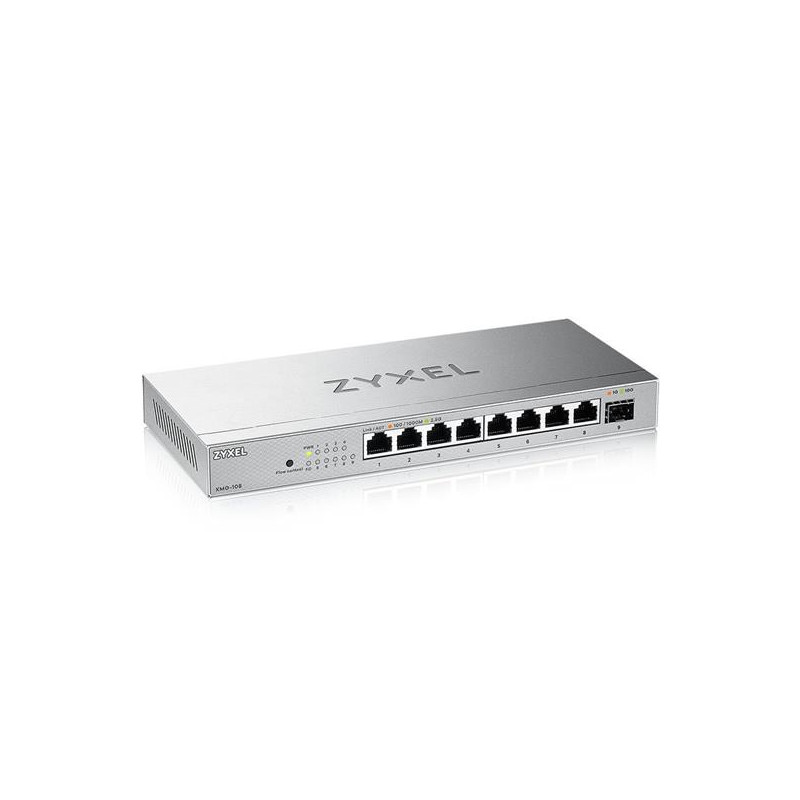 Zyxel XMG-108 8 Ports 2,5G + 1 SFP+ Desktop MultiGig unmanaged Switch