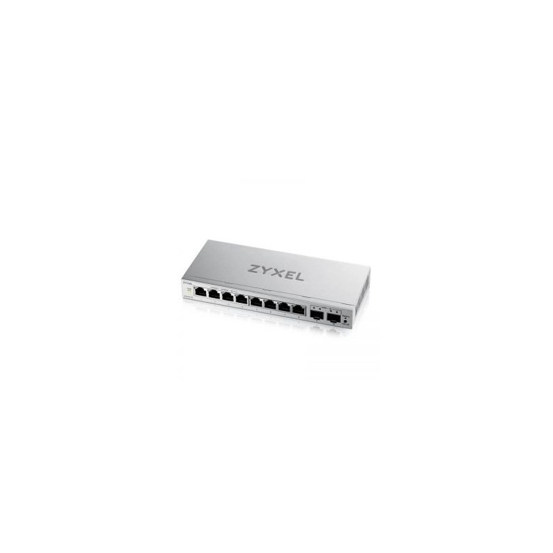 Zyxel GS1200-10 v3, 8 Port Gigabit, 2 x SFP webmanaged Desktop Switch