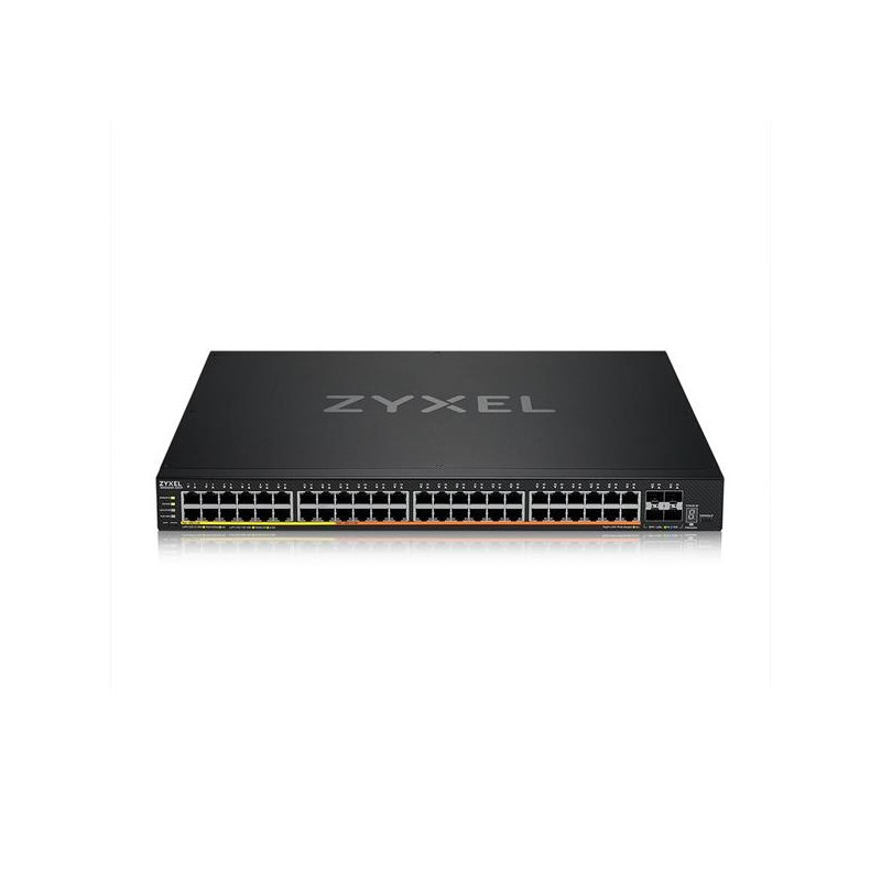 Zyxel XMG2230-52HP, L3 Access Switch,  16x 2.5G, 32x 1G,  AC:960W PoE , DC:2400W PoE, 4 x SFP+ Uplink, incl 1 yr NebulaF