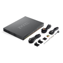 Zyxel XMG2230-52HP, L3 Access Switch,  16x 2.5G, 32x 1G,  AC:960W PoE , DC:2400W PoE, 4 x SFP+ Uplink, incl 1 yr NebulaF