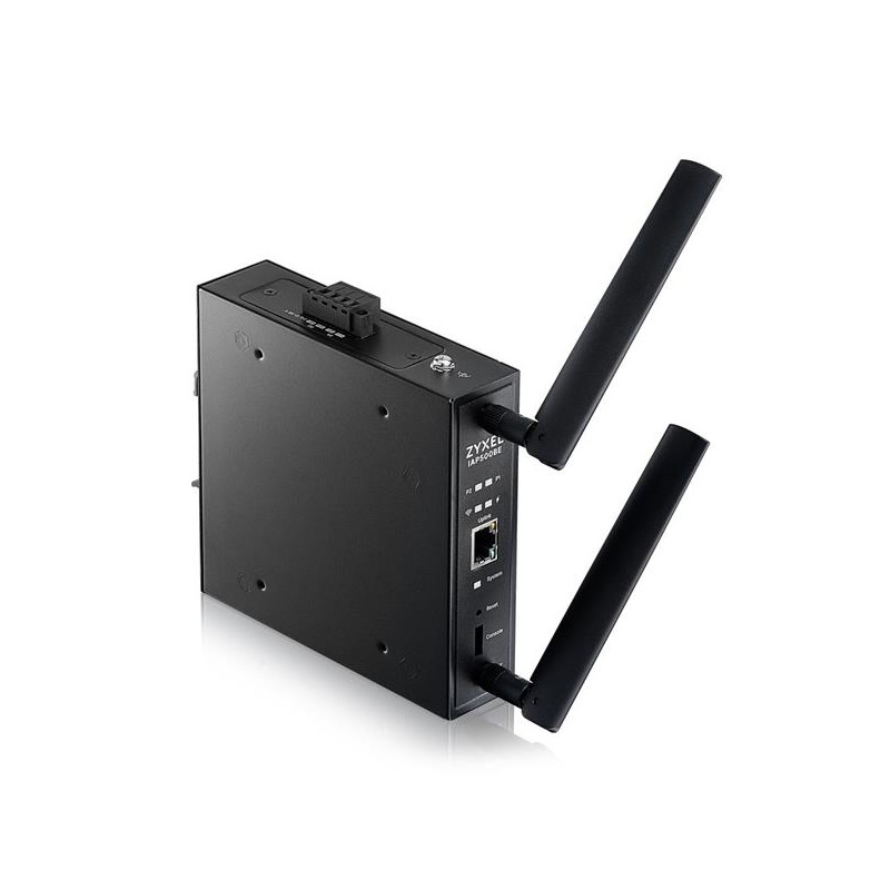 Zyxel IAP500BE, BE5000, Dual Radio 2x2 MU-MIMO, PoE+ (802.3at), Industrial AP, DIN Rail mounted Standalone/Nebula Cloud