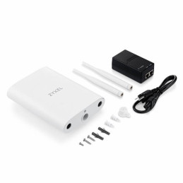 Zyxel NWA55BE BE5100, 2x2 MU-MIMO, Smart Mesh, Outdoor IP55, PoE+ (802.3at), Standalone/Nebula Cloud Managed Including P