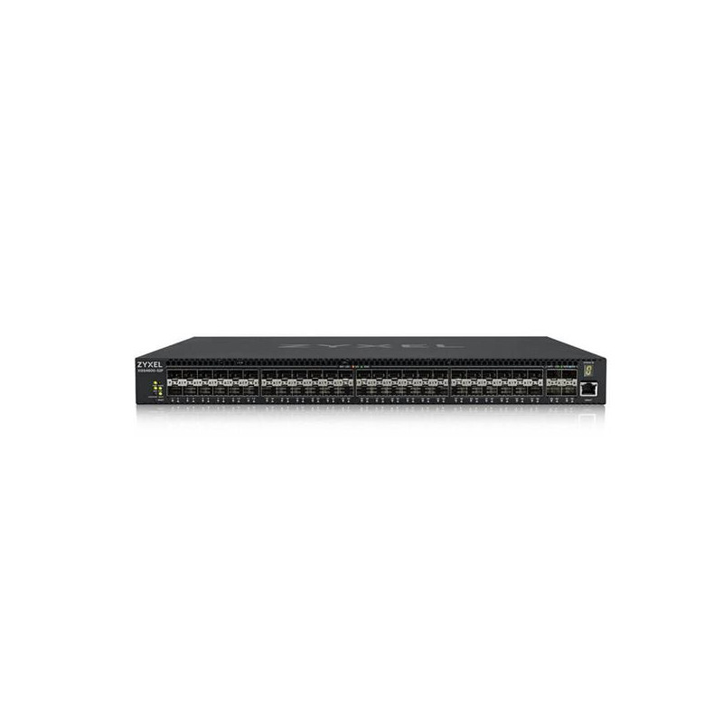 Zyxel XGS4600-52F L3 Managed Switch, 48 port Gig SFP, 4 dual pers.  and 4x 10G SFP+,  dual PSU
