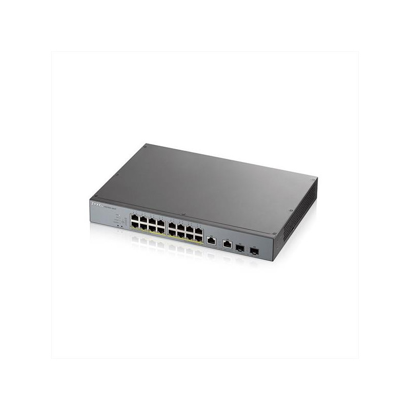 Zyxel GS1350-18HP, 18 Port managed CCTV PoE switch, long range, 250W
