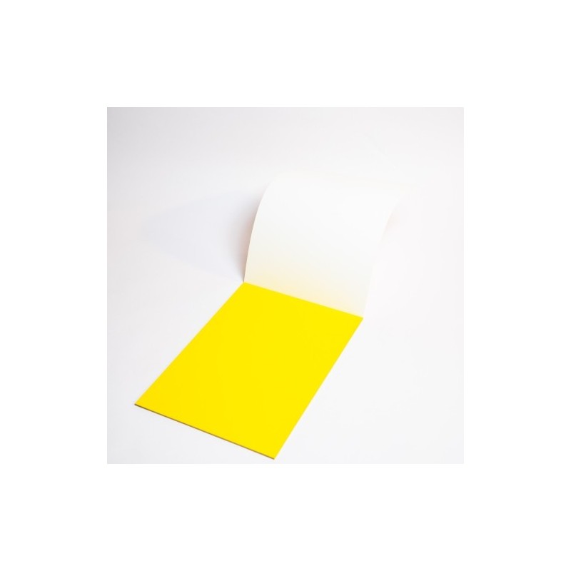 Elektrostatisch beschreibbare Folie Symbioflipcharts 500x700 mm gelb