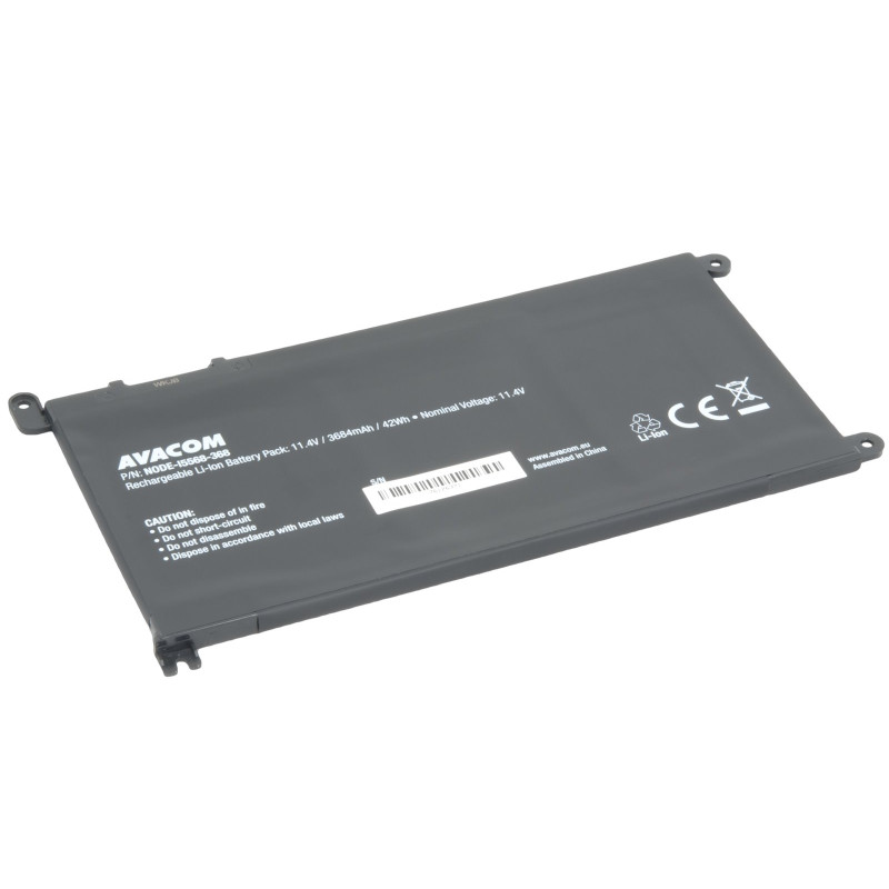 AVACOM Dell Inspiron 15 5568, 13 5368 Li-Ion 11,4V 3684mAh 42Wh