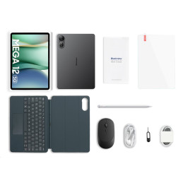 BLACKVIEW MEGA 12 SET 5G 12.2" GREY,2400x1600@120Hz,12+256GB,Octa-core 2.8GHz,13MP/50+20MP,10000mAh,NFC,IP68,Android 16