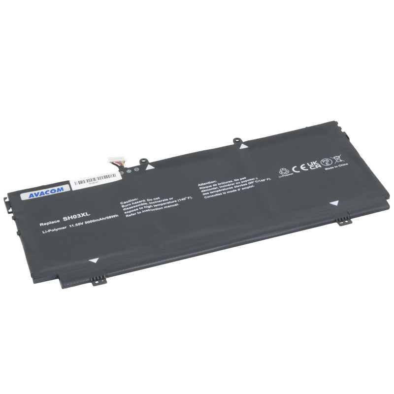 AVACOM HP Spectre X360 13-W series SH03XL Li-Pol 11,55V 5000mAh 58Wh