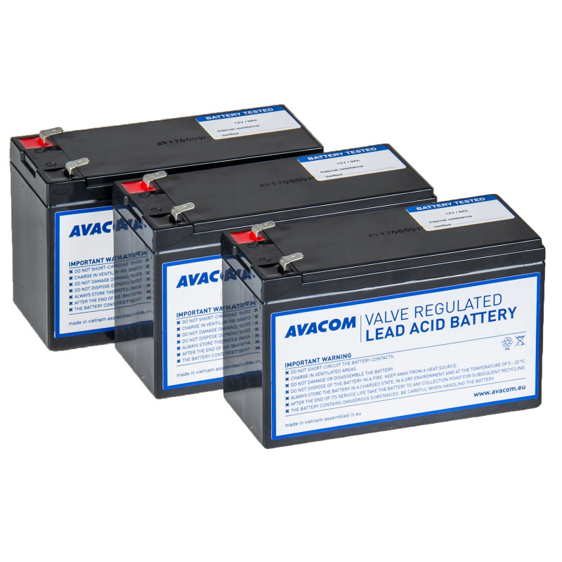 AVACOM AVA-RBP03-12090-KIT AEG, Armac, CyberPower, Dell, Eaton, Effekta, FSP Fortron, HP, IBM, Legrand, nJoy, Phoenixtec