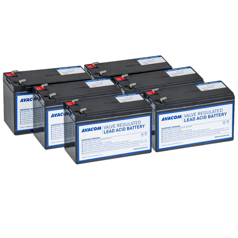 AVACOM AVA-RBP06-12072-KIT AEG, CyberPower, Eaton, Effekta, FSP Fortron, Legrand, nJoy, Phoenixtec, PowerWalker, Vertiv