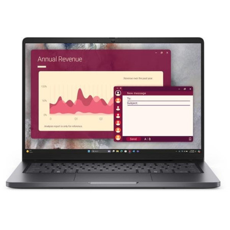 Dell Pro 14 PC14250/7-150U/16GB/512GB SSD/14" FHD+/IR Cam & Mic/FgrPr/3 Cell/65W/WLAN/Backlit Kb/W11 Pro/3Y ProSpt