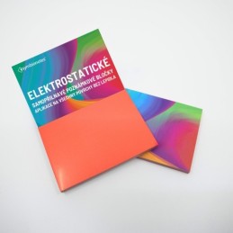 Notepads electrostatic Symbionotes 190x100 mm red