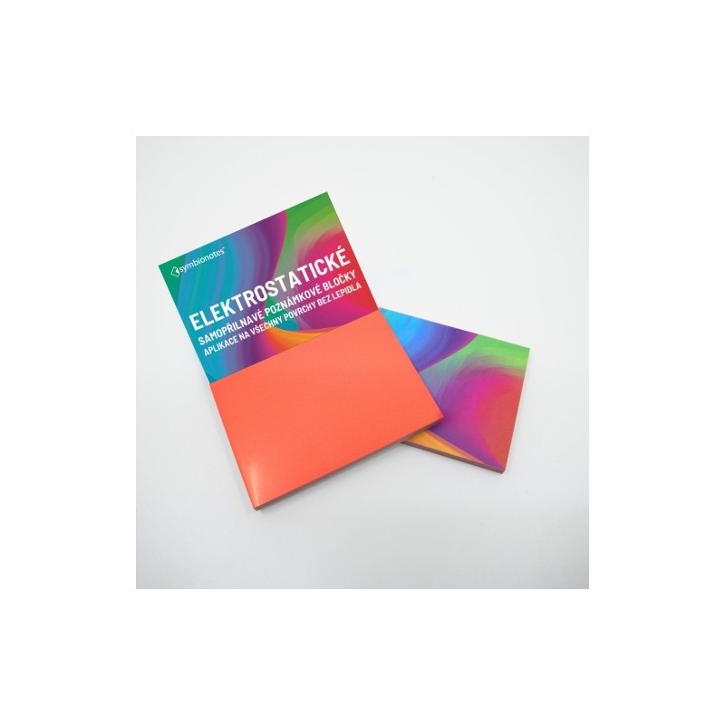 Notepads electrostatic Symbionotes 190x100 mm red