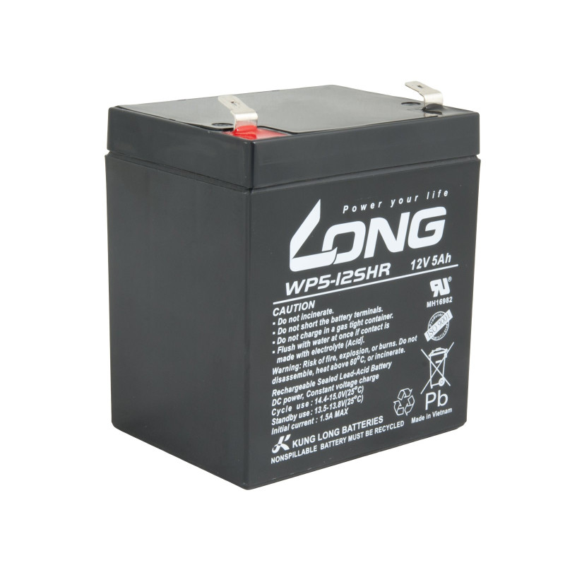 LONG baterie 12V 5Ah F2 HighRate (WP5-12SHR)