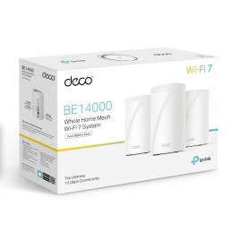 TP-link Deco BE68 Tri-Band Wi-Fi 7 Mesh System BE14000, 8 int., 1x10G, 1x2.5G, 1x1G, 1×USB-A 3.0, 3ks
