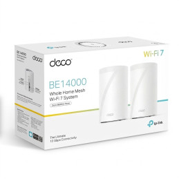 TP-link Deco BE68 Tri-Band Wi-Fi 7 Mesh System BE14000, 8 int., 1x10G, 1x2.5G, 1x1G, 1×USB-A 3.0, 2ks