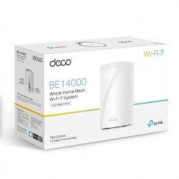 TP-link Deco BE68 Tri-Band Wi-Fi 7 Mesh System BE14000, 8 int., 1x10G, 1x2.5G, 1x1G, 1×USB-A 3.0, 1ks
