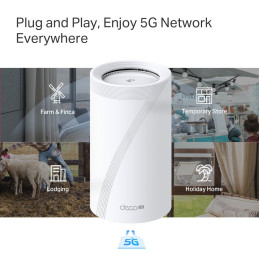 TP-link Deco BE65-5G Tri-Band Wi-Fi 7 Mesh Router BE9300, int., 3x2.5G, 1ks