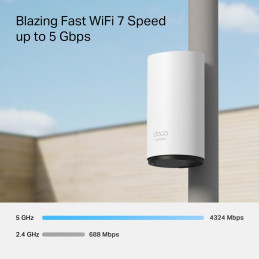 TP-link Deco BE25-Outdoor Dual-Band Wi-Fi 7 Mesh System BE3600, 4 int., 2x2.5G, 1ks