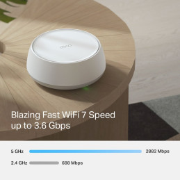 TP-link Deco BE25 Dual-Band Wi-Fi 7 Mesh System BE3600, 4 int., 2x2.5G, 1ks