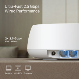 TP-link Deco BE25 Dual-Band Wi-Fi 7 Mesh System BE3600, 4 int., 2x2.5G, 1ks