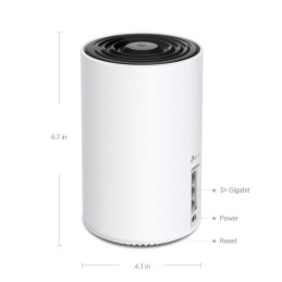 TP-link Deco XE75 Tri-Band Wi-Fi 6E Mesh System AXE5400, 4 int., 3x1G, 3ks