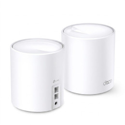 TP-link Deco X60 Dual-Band Wi-Fi 6 Mesh System AX5400, 4 int., 2x1G, 2ks