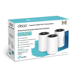 TP-link Deco PX50 Powerline Wi-Fi 6 Mesh System AX3000, 2 int., 3x1G, 3ks