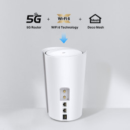 TP-link Deco X50-5G Dual-Band Wi-Fi 6 Mesh Router AX3000, 2x2 int., 1x2.5G, 2x1G, 1ks