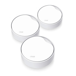 TP-link Deco X50-PoE Dual-Band Wi-Fi 6 Mesh System AX3000, 4 int., 1x2.5G, 1x1G, 3ks