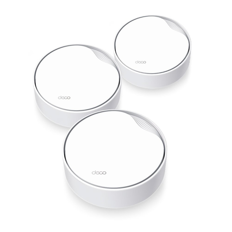 TP-link Deco X50-PoE Dual-Band Wi-Fi 6 Mesh System AX3000, 4 int., 1x2.5G, 1x1G, 3ks