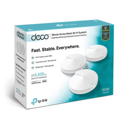 TP-link Deco M5 Wi-Fi Mesh System AC1300, 4 int., 2x1G, 3ks