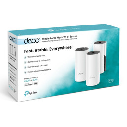 TP-link Deco M4 Wi-Fi Mesh System AC1200, 2 int., 2x1G, 3ks