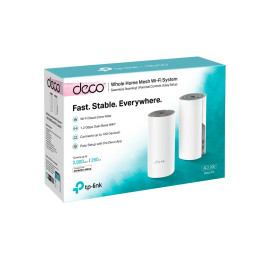 TP-link Deco E4 Wi-Fi Mesh System AC1200, 2 int., 2x100M, 2ks