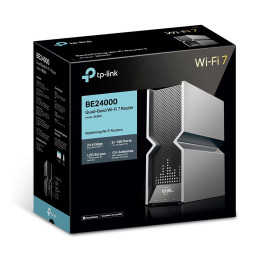 TP-link Archer BE900 Quad-Band Wi-Fi 7 Router BE24000, 12 int., 1x10G, 4x2.5G, 1x1G, 1xSFP+, 1×USB-A 3.0, 1×USB-A 2.0