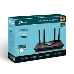 TP-link Archer AX55 Pro Dual-Band Wi-Fi 6 Router AX3000, 4 ext., 1x2.5G, 4x1G, 1×USB-A 3.0