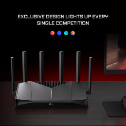 TP-link Archer GE400 Dual-Band Wi-Fi 7 Gaming Router BE6500, 6 ext., 2x2.5G, 3x1G, 1×USB-A 3.0