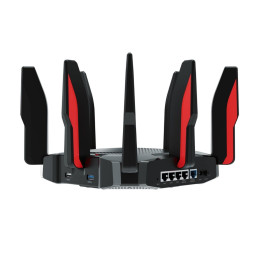 TP-link Archer GX90 Tri-Band Wi-Fi 6 Gaming Router AX6600, 8 ext., 1x2.5G, 4x1G, 1×USB-A 3.0, 1×USB-A 2.0