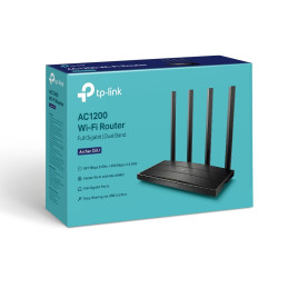 TP-link Archer C6U Dual-Band Wi-Fi Router AC1200, 4 ext., 5x1G, 1×USB-A 2.0