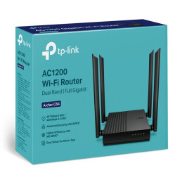 TP-link Archer C64 Dual-Band Wi-Fi Router AC1200, 4 ext., 5x1G