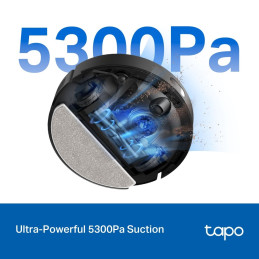 TP-link Tapo RV30 Max Plus robotický vysavač a mop se samovyprazdňovací stanicí, 5300Pa, 3L vak, LiDAR + IMU