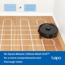 TP-link Tapo RV30 Max Plus robotický vysavač a mop se samovyprazdňovací stanicí, 5300Pa, 3L vak, LiDAR + IMU