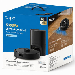 TP-link Tapo RV30 Max Plus robotický vysavač a mop se samovyprazdňovací stanicí, 5300Pa, 3L vak, LiDAR + IMU
