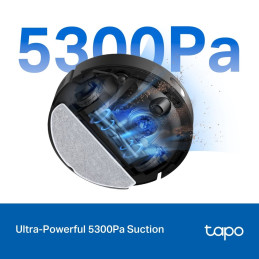 TP-link Tapo RV30 Max robotický vysavač a mop, 5300Pa, LiDAR + IMU duální navigace