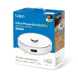TP-link Tapo RV30 Max White robotický vysavač a mop, 5300Pa, LiDAR + IMU duální navigace, bílá
