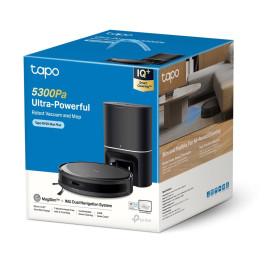 TP-link Tapo RV20 Max Plus robotický vysavač a mop se samovyprazdňovací stanicí, 5300Pa, MagSlim LiDAR