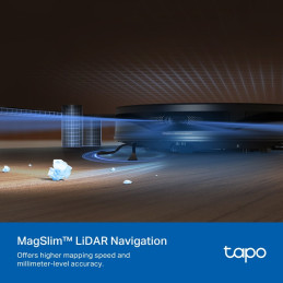 TP-link Tapo RV20 Max Plus robotický vysavač a mop se samovyprazdňovací stanicí, 5300Pa, MagSlim LiDAR