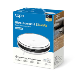 TP-link Tapo RV20 Max White robotický vysavač a mop, 5300Pa, MagSlim LiDAR, ultra tenký profil 8,3 cm, bílá