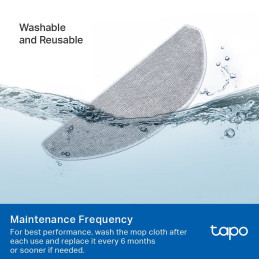 TP-link Tapo RVA301 pratelné mopovací hadříky pro řady RV30 Max/RV20 Max, 5ks