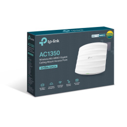TP-link EAP225 Dual-Band AP Wi-Fi 5 AC1350, 1x1G, int. antény, 802.3af PoE, Omada SDN, vnitřní